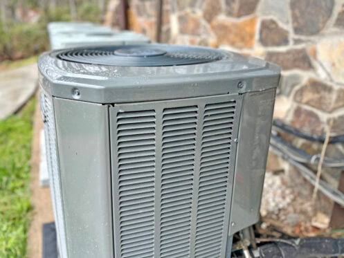 Air conditioner outside a Pensacola home